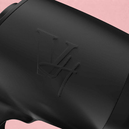 Embossed Velion Hair logo and textured finish on the black Highlight Gun [gallery:black]