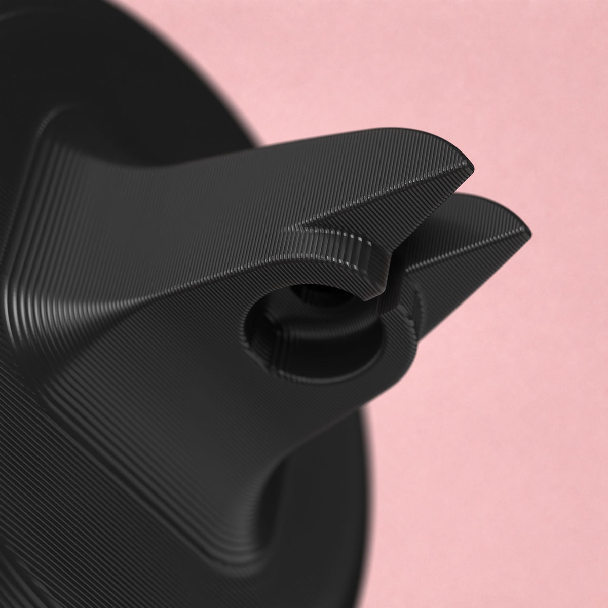Close-up of the black Velion Hair Highlight Gun applicator nozzle [gallery:black]