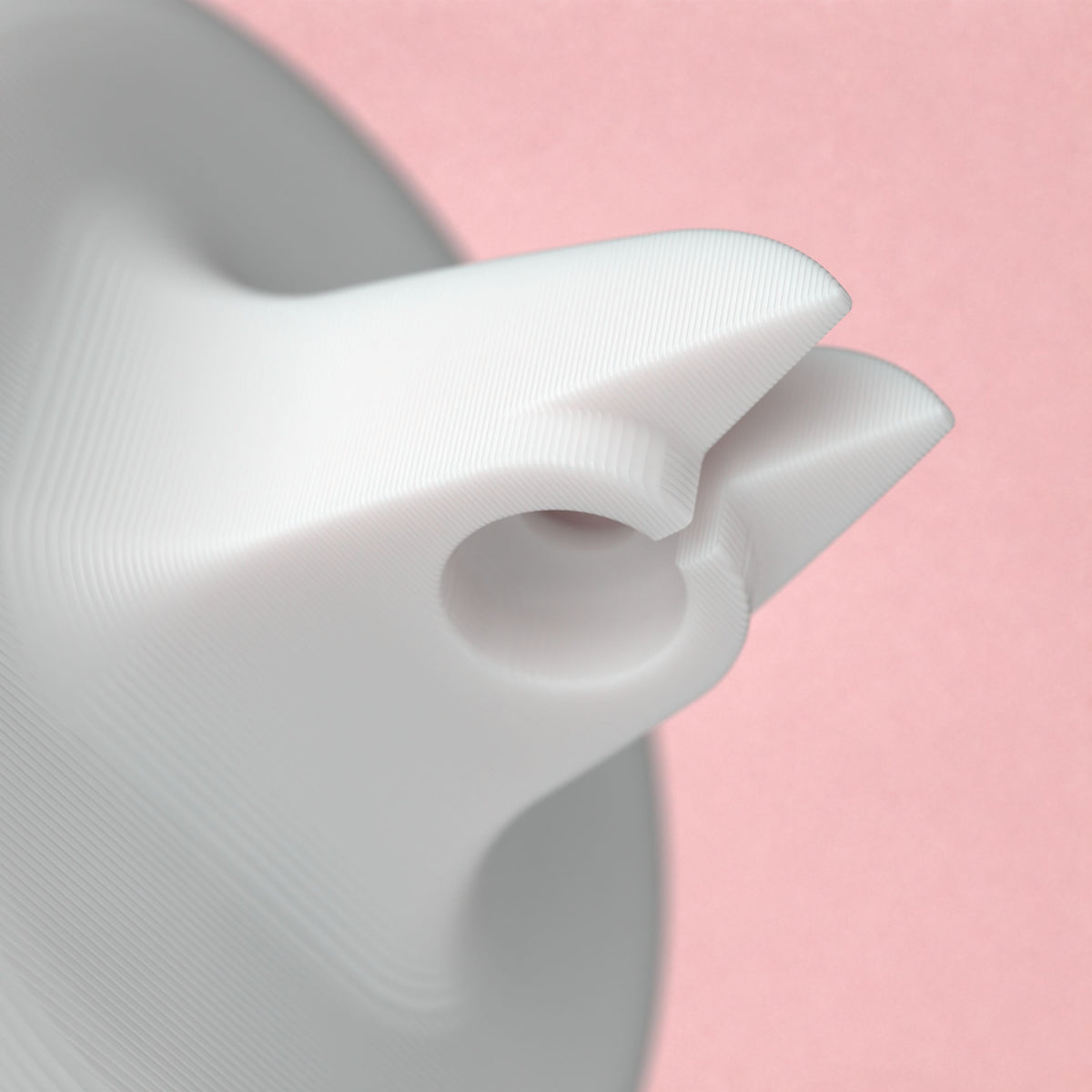 Close-up of the white Velion Hair Highlight Gun applicator nozzle [gallery:white]